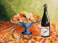 Nature morte au cidre